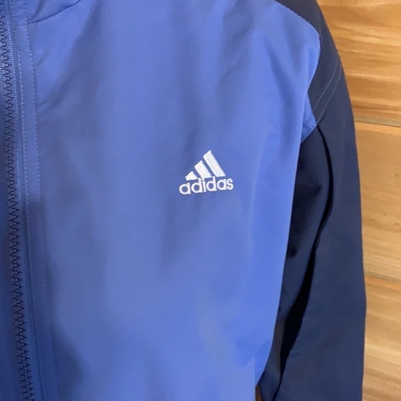 Vintage Adidas full zip track jacket / athletic jacket Periwinkle Size Medium - Picture 8 of 10